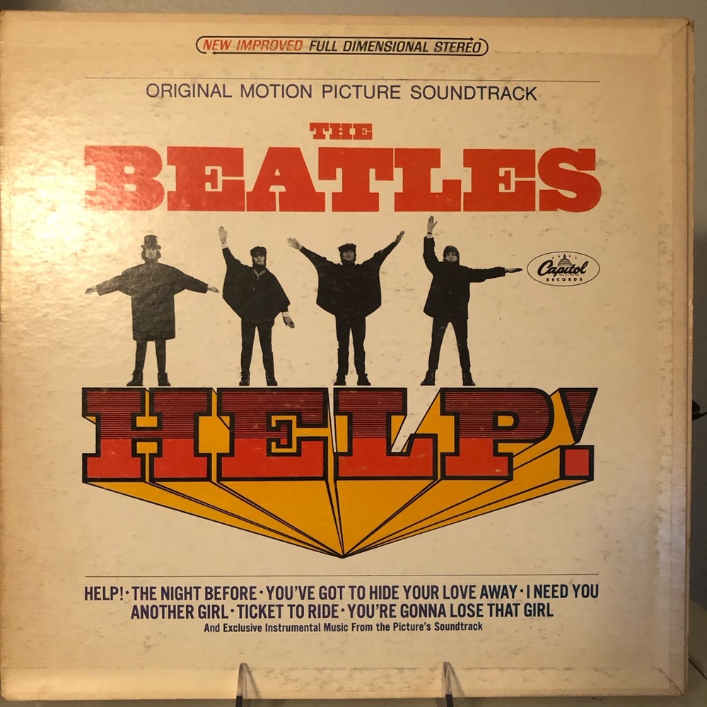 Beatles Help LP 1st Press Scranton